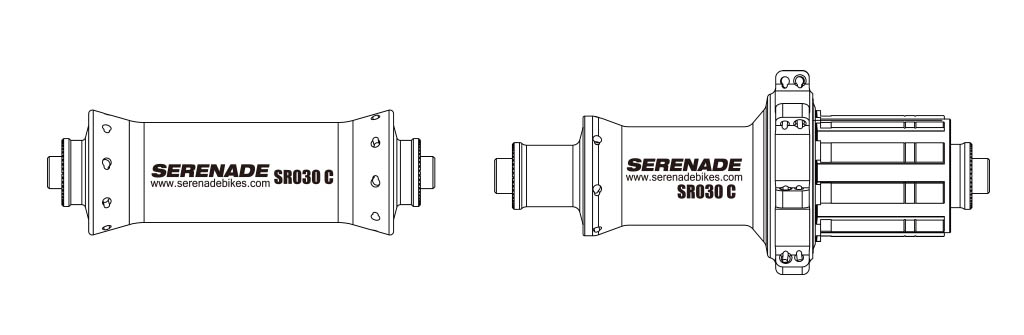 Serenadebikes Carbon Road Bike wheelset Hubs Road bicycle hubs